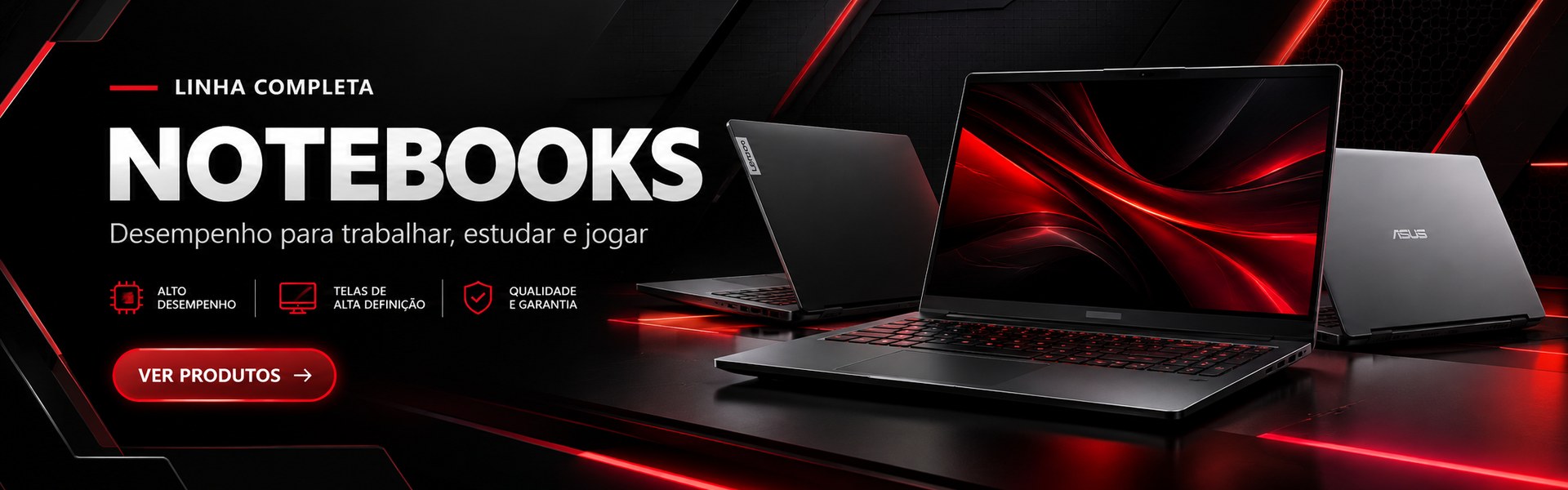 Notebooks: desempenho para trabalhar, estudar e jogar
